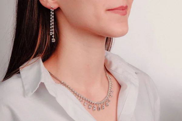 Diamanten Sieraden Luxe Fashion Sieraden — Stockfoto