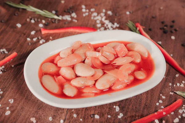 Mesa Meze Jantar Tradicional Turco Grego — Fotografia de Stock