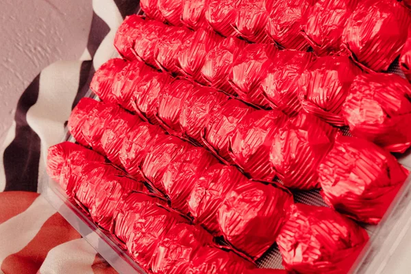 bir sürü değişik çikolatalı pralin