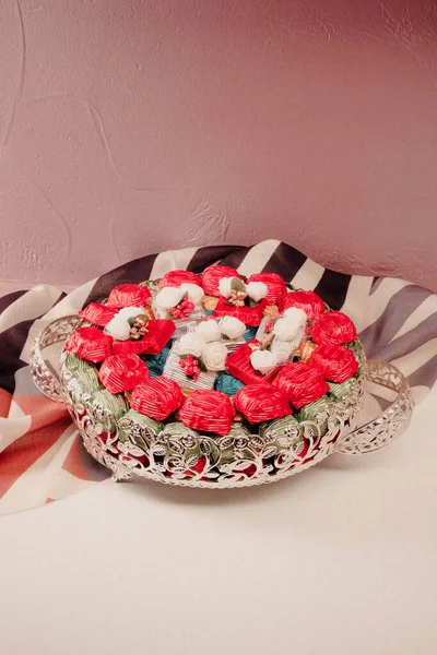 bir sürü değişik çikolatalı pralin