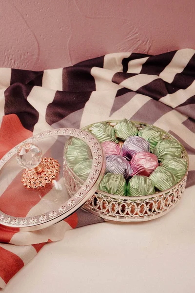 bir sürü değişik çikolatalı pralin