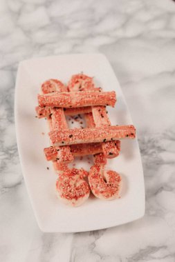 Koyu çikolata parçaları ile tanımlama