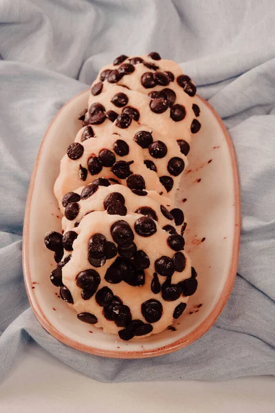 Печиво Темними Шоколадними Чіпсами — стокове фото