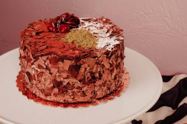 Masada lezzetli bir pasta var.