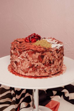 Masada lezzetli bir pasta var.