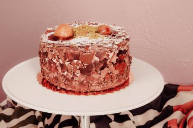 Masada lezzetli bir pasta var.