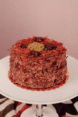 Masada lezzetli bir pasta var.