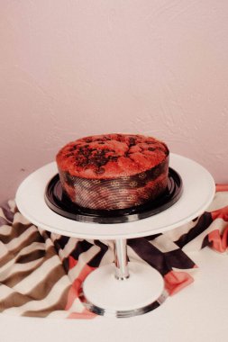 Masada lezzetli bir pasta var.