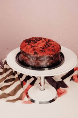 Masada lezzetli bir pasta var.