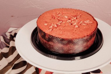 Masada lezzetli bir pasta var.