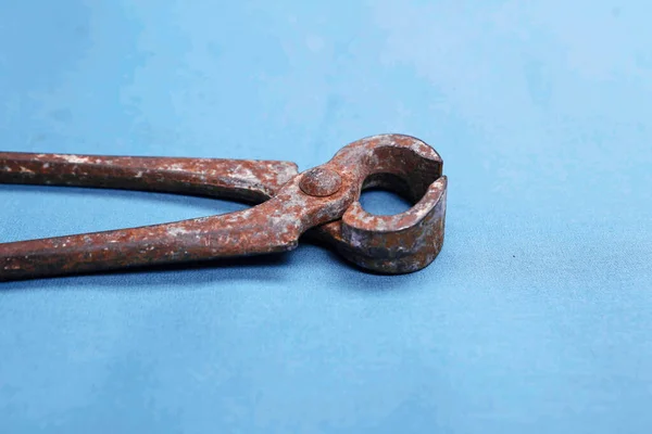 Old Well Used Pair Rusty Nippers — Fotografia de Stock