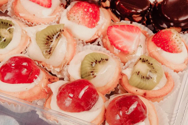 Board Delicious Cake Table — Stock Photo, Image