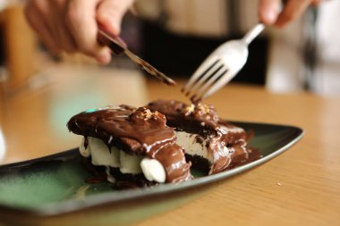 dondurma çikolatalı sufle