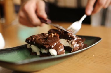 dondurma çikolatalı sufle