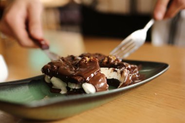 dondurma çikolatalı sufle