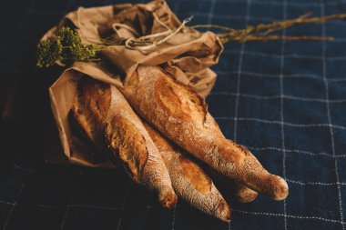 Lezzetli doğal estetik fırınlanmış ekmek