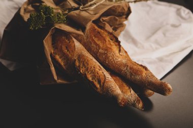 Lezzetli doğal estetik fırınlanmış ekmek