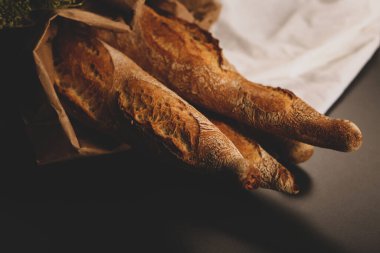 Lezzetli doğal estetik fırınlanmış ekmek