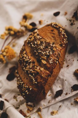 Lezzetli doğal estetik fırınlanmış ekmek