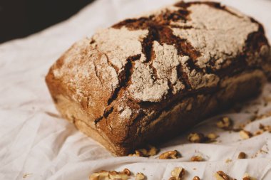 Lezzetli doğal estetik fırınlanmış ekmek