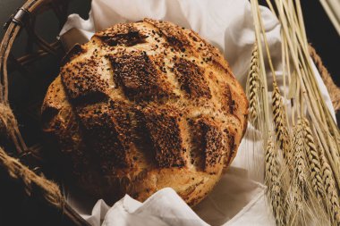 Lezzetli doğal estetik fırınlanmış ekmek