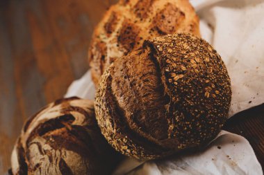 Lezzetli doğal estetik fırınlanmış ekmek