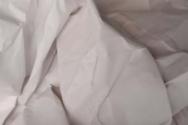 Beyaz buruşmuş kağıt arkaplan grunge doku arkaplanı