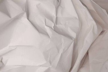 Beyaz buruşmuş kağıt arkaplan grunge doku arkaplanı