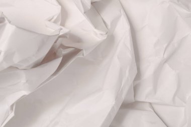 Beyaz buruşmuş kağıt arkaplan grunge doku arkaplanı