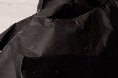 siyah buruşmuş kağıt arkaplan grunge doku arkaplanı