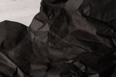 siyah buruşmuş kağıt arkaplan grunge doku arkaplanı