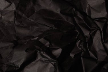 siyah buruşmuş kağıt arkaplan grunge doku arkaplanı