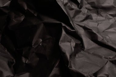 siyah buruşmuş kağıt arkaplan grunge doku arkaplanı