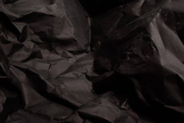siyah buruşmuş kağıt arkaplan grunge doku arkaplanı