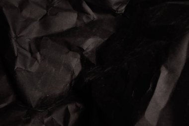 siyah buruşmuş kağıt arkaplan grunge doku arkaplanı
