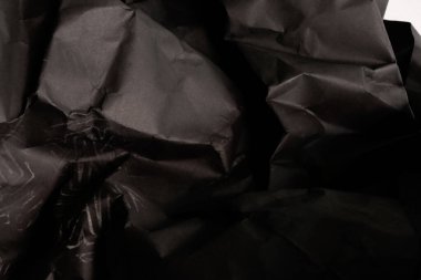 siyah buruşmuş kağıt arkaplan grunge doku arkaplanı