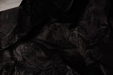 siyah buruşmuş kağıt arkaplan grunge doku arkaplanı