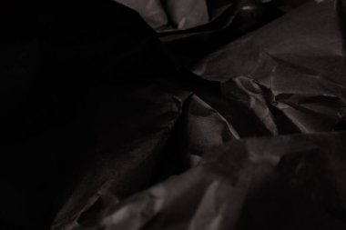 siyah buruşmuş kağıt arkaplan grunge doku arkaplanı