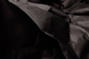 siyah buruşmuş kağıt arkaplan grunge doku arkaplanı