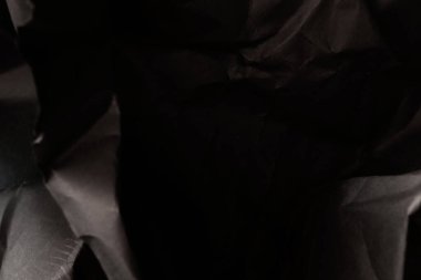 siyah buruşmuş kağıt arkaplan grunge doku arkaplanı