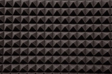 Stüdyo ses akustik köpük arka plan yakın çekim