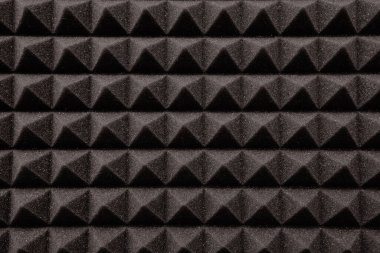 Stüdyo ses akustik köpük arka plan yakın çekim