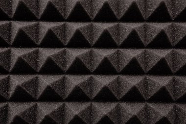 Stüdyo ses akustik köpük arka plan yakın çekim