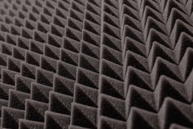 Stüdyo ses akustik köpük arka plan yakın çekim