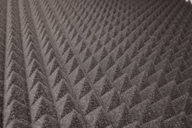 Stüdyo ses akustik köpük arka plan yakın çekim