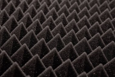 Stüdyo ses akustik köpük arka plan yakın çekim