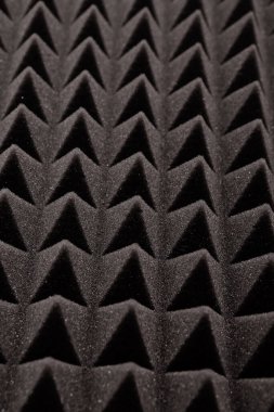 Stüdyo ses akustik köpük arka plan yakın çekim