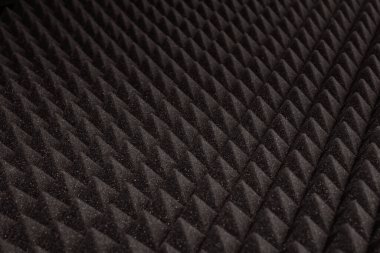 Stüdyo ses akustik köpük arka plan yakın çekim