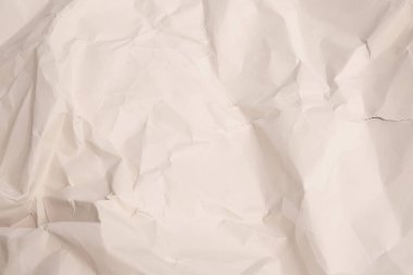 Beyaz buruşmuş kağıt arkaplan grunge doku arkaplanı