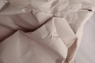 Beyaz buruşmuş kağıt arkaplan grunge doku arkaplanı